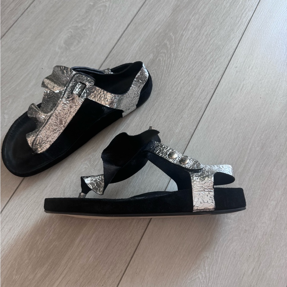 Isabel Marant Sandals 38 Silver - Picture 2 of 4